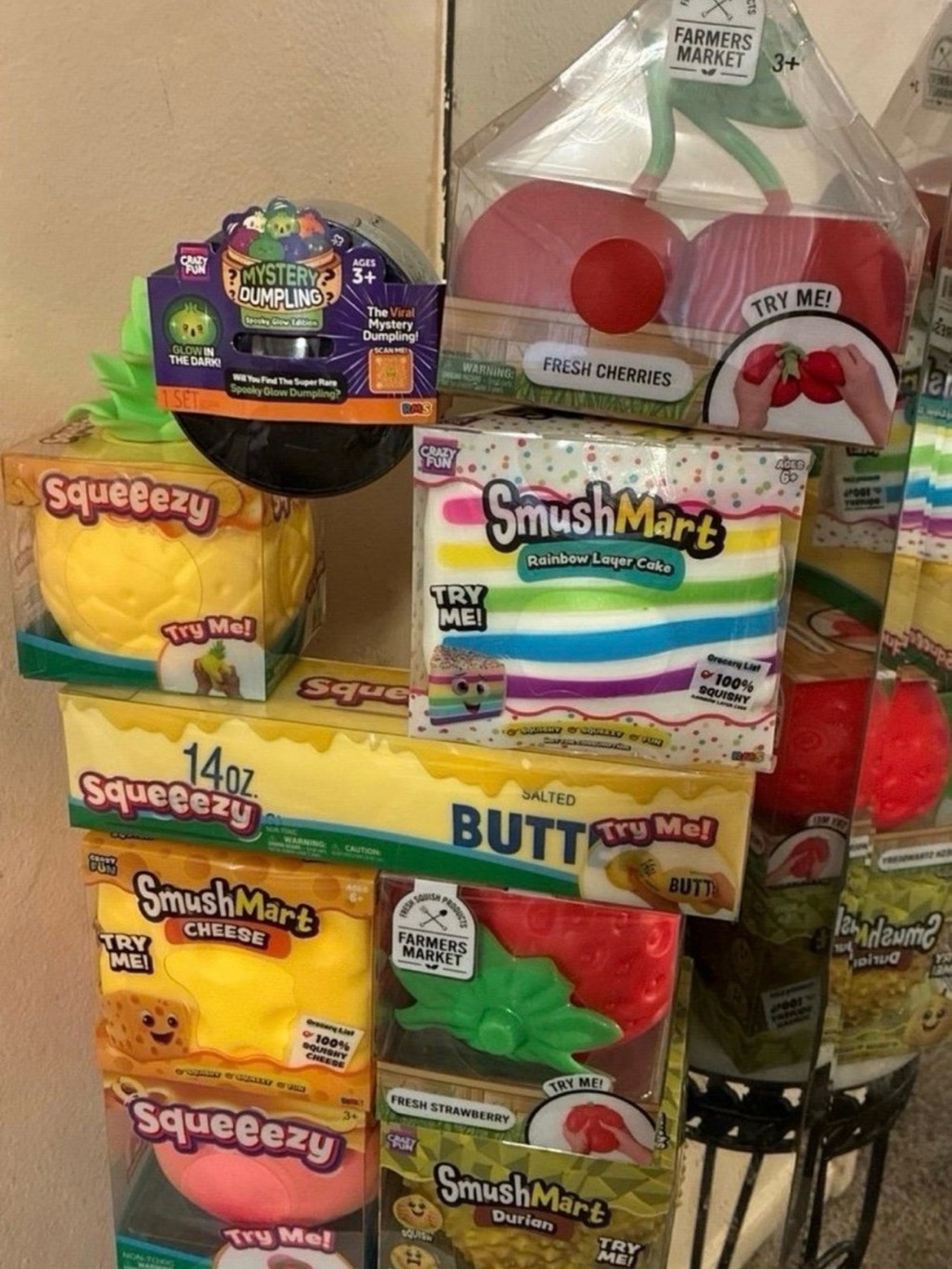 SmushMart X Squeeezy X RMS X Farmers Market 100% Authentic Squish set of 9